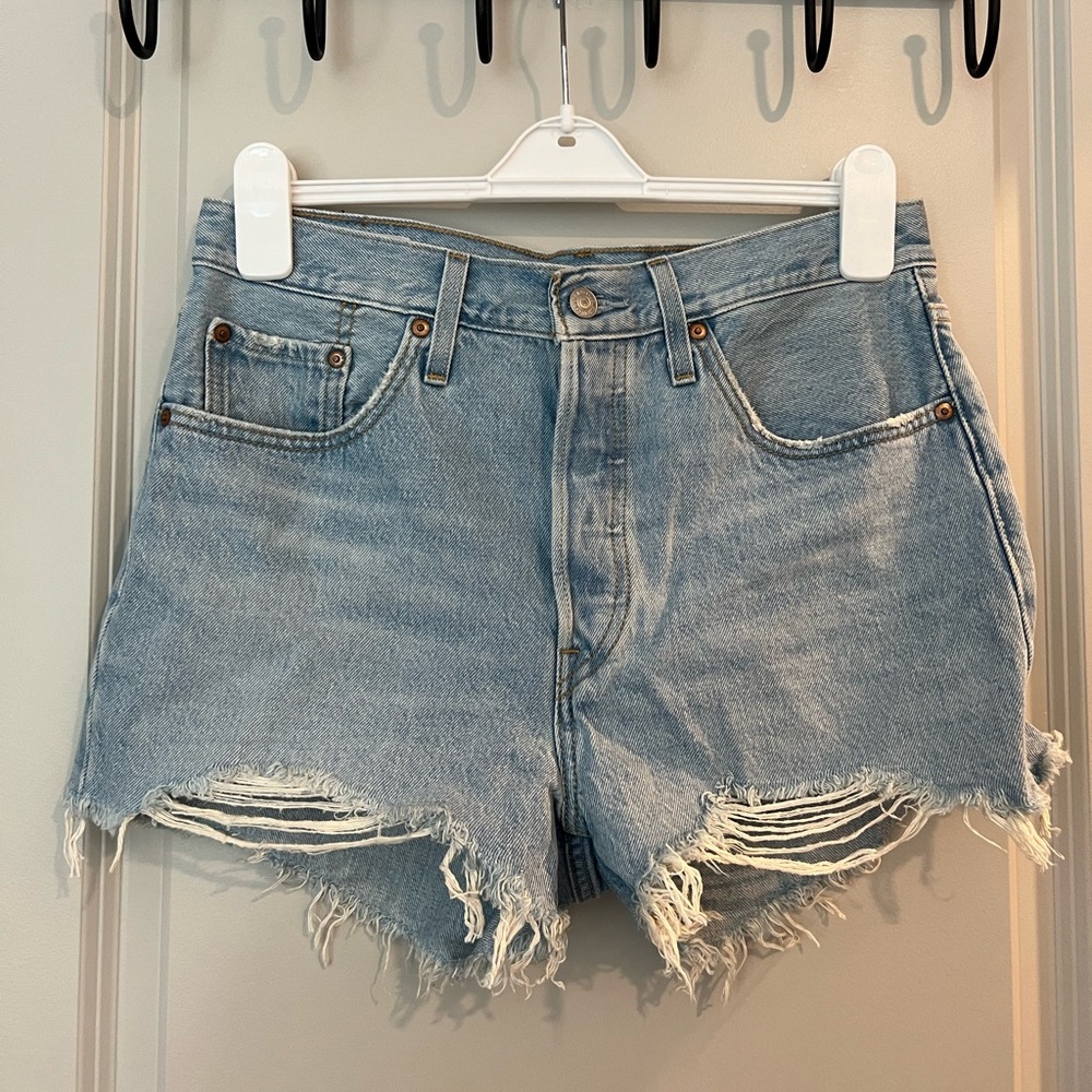 Denim shorts